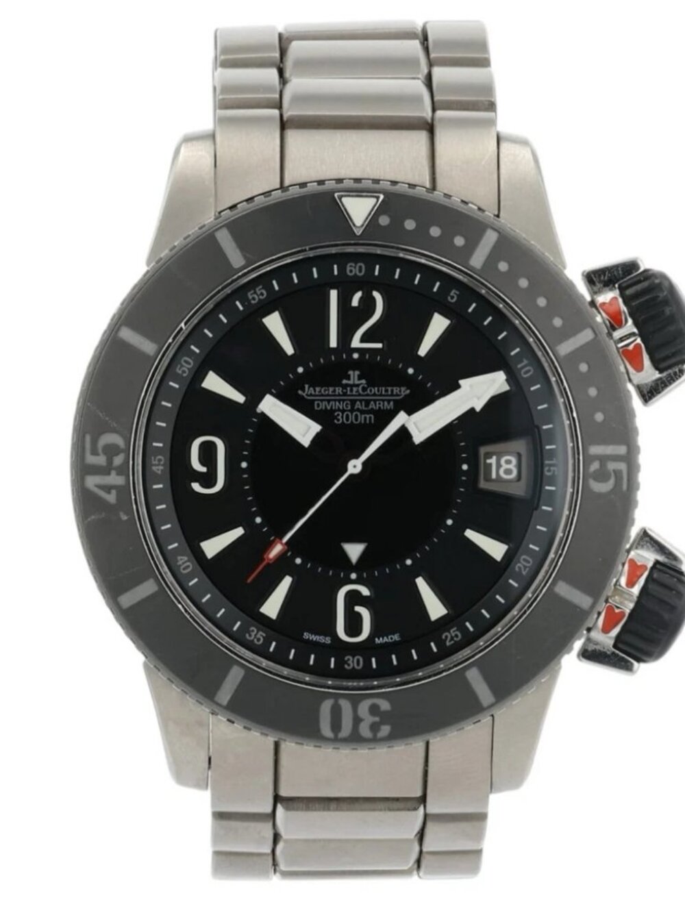 Jaeger-LeCoultre Black Dial Titanium 44mm Automatic Men’s Watch
